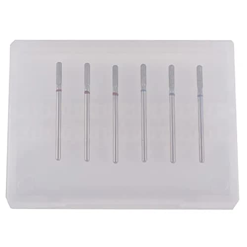 MZCMSL 6pcs Cylinder Cuticle Bits for Nail Prep | Safety Manicure Drill Bits for Nail Care thumbnail 3