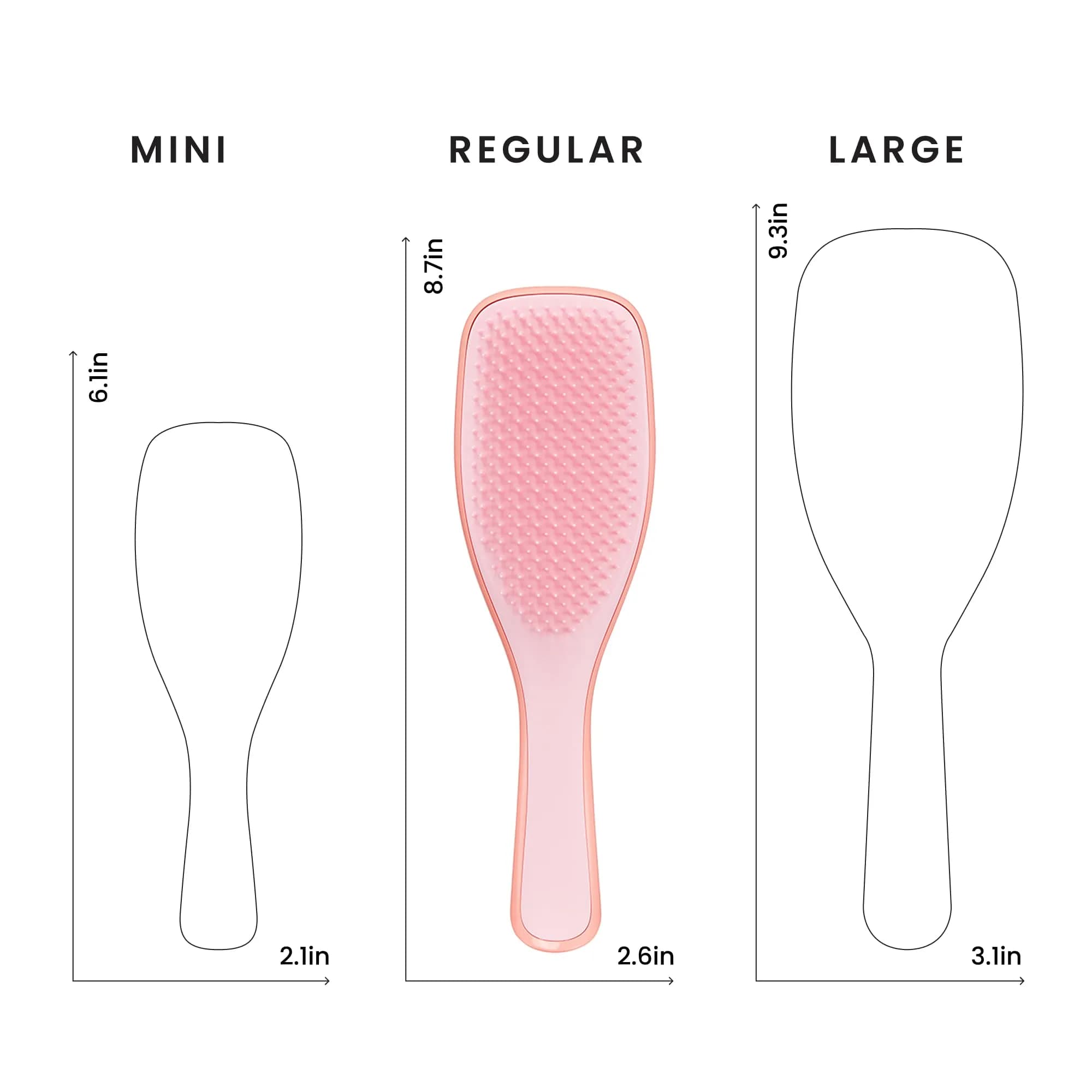 Tangle Teezer Ultimate Detangler Curly Hair Brush, 3C to 4C, Pink Mango (63g) - view 8
