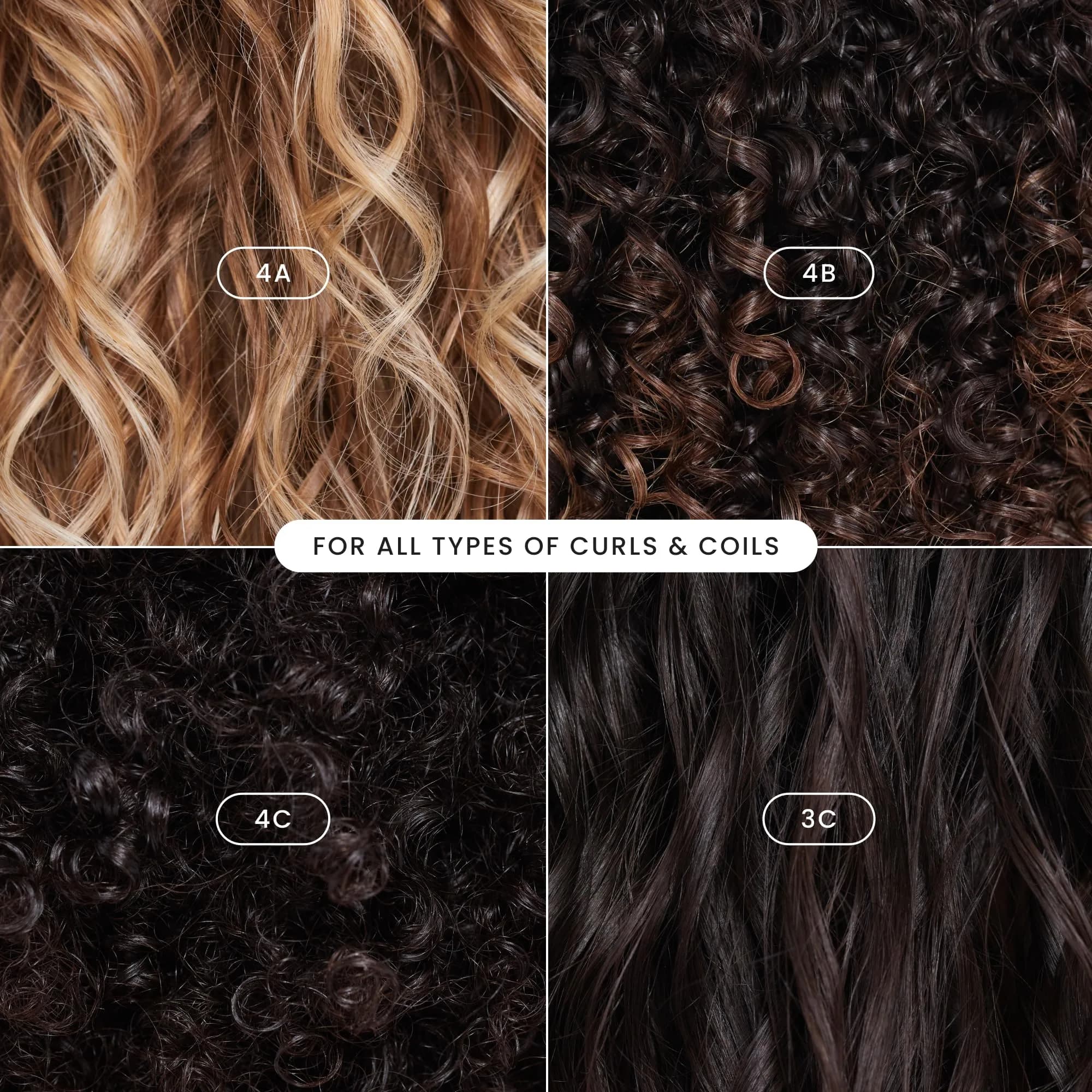 Tangle Teezer Ultimate Detangler Curly Hair Brush, 3C to 4C, Pink Mango (63g) - view 3
