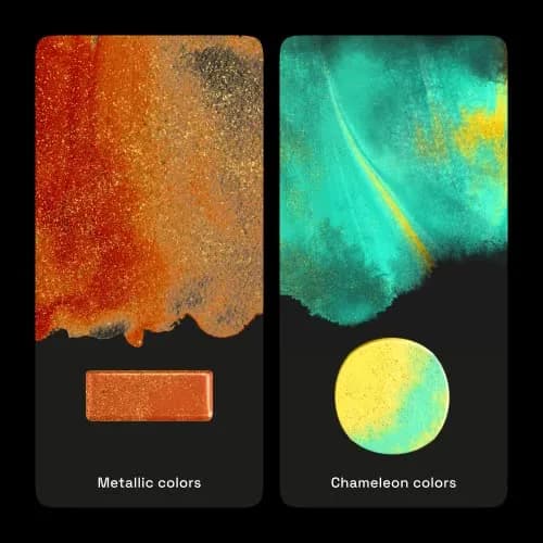 ARTISTRO Metallic Watercolor Paint Set with Palette & Brush Pens - 18 Color | High-Quality Artist Watercolors thumbnail 4