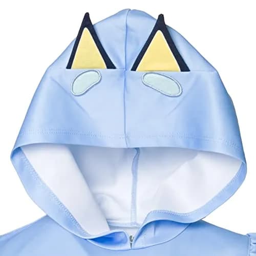 Bluey Little Girls Mesh Cosplay Short Sleeve Dress Blue 5 | Fun Character Costume for Kids thumbnail 4