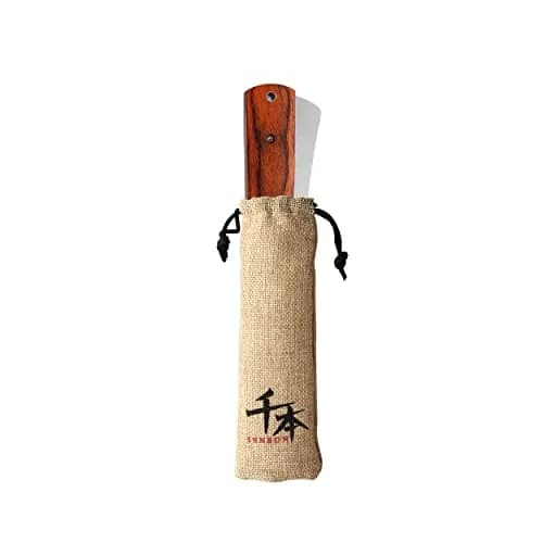 SENBON 440A Stainless Steel Folding Chef Knife 11.8cm (4.65in) Blade | Hand-Polished Olive Wood Handle thumbnail 6