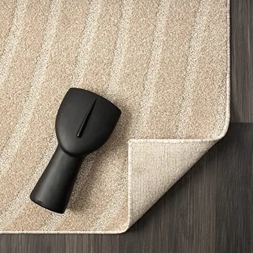 LUXE WEAVERS Modern Geometric Wave Beige 2x3 Area Rug | Contemporary Pattern, Soft Texture, 2' x 3' (0.61m x 0.91m) thumbnail 8