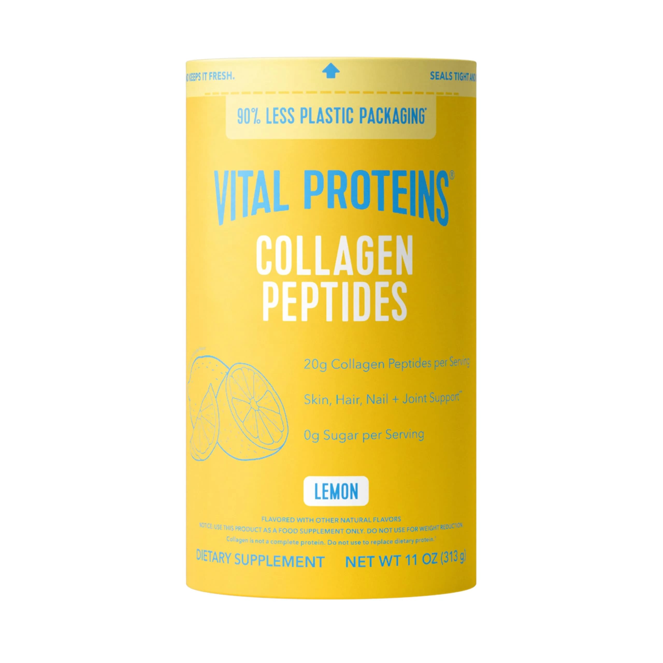 Vital Proteins Collagen Peptides Powder Lemon Flavor, 14 Servings | High Protein Nutritional Supplement - main product image