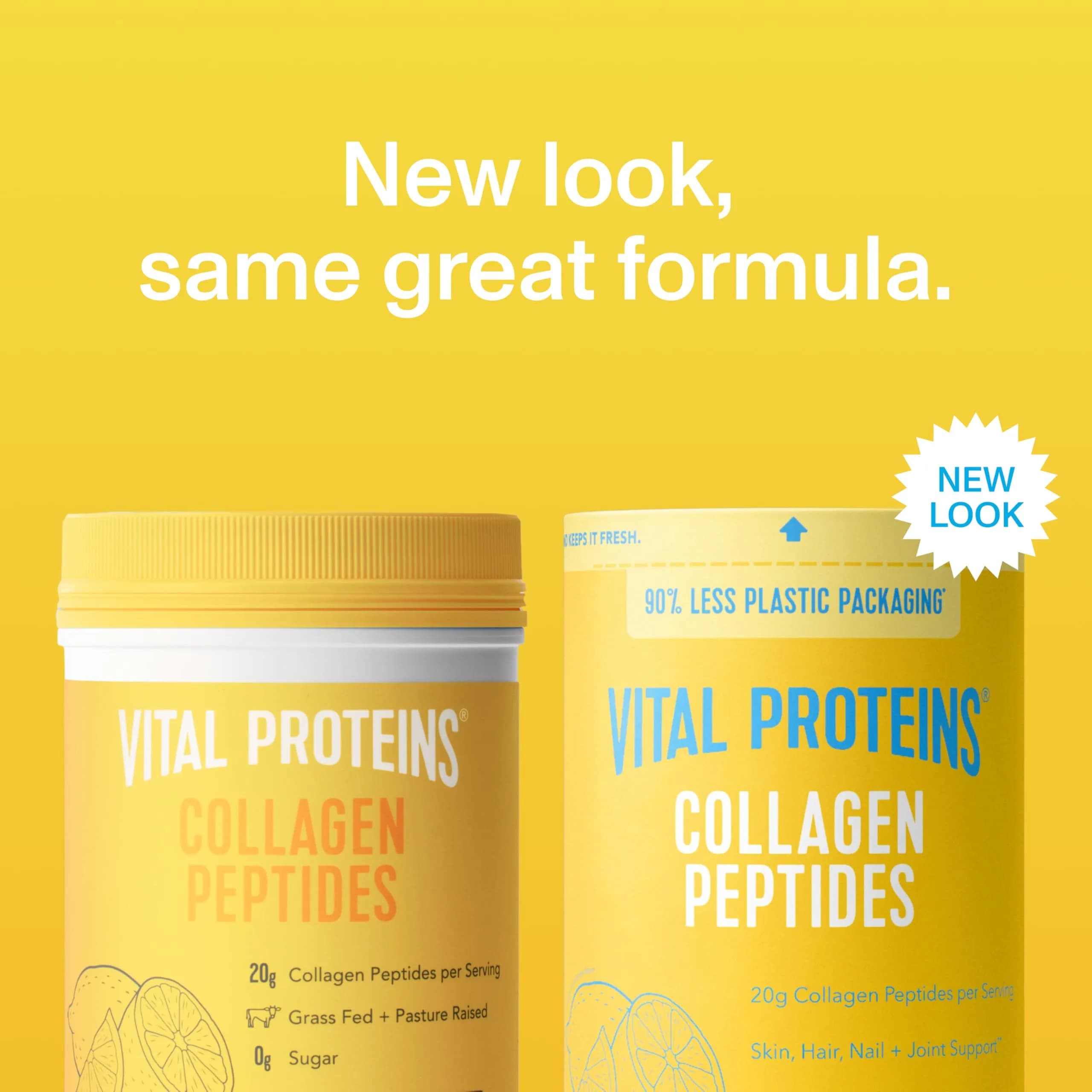 Vital Proteins Collagen Peptides Powder Lemon Flavor, 14 Servings | High Protein Nutritional Supplement - view 3
