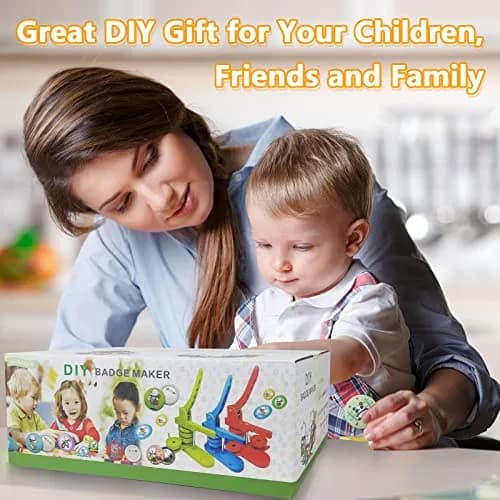 MK.Bear Button Maker Machine - Multiple Sizes 1.25in+2.25in | DIY Button Kit for Gifts & Crafts thumbnail 8