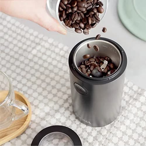 AROMA Mini Coffee Grinder & Herb Grinder 40g | Stainless Steel Blades, Compact & Fast thumbnail 6