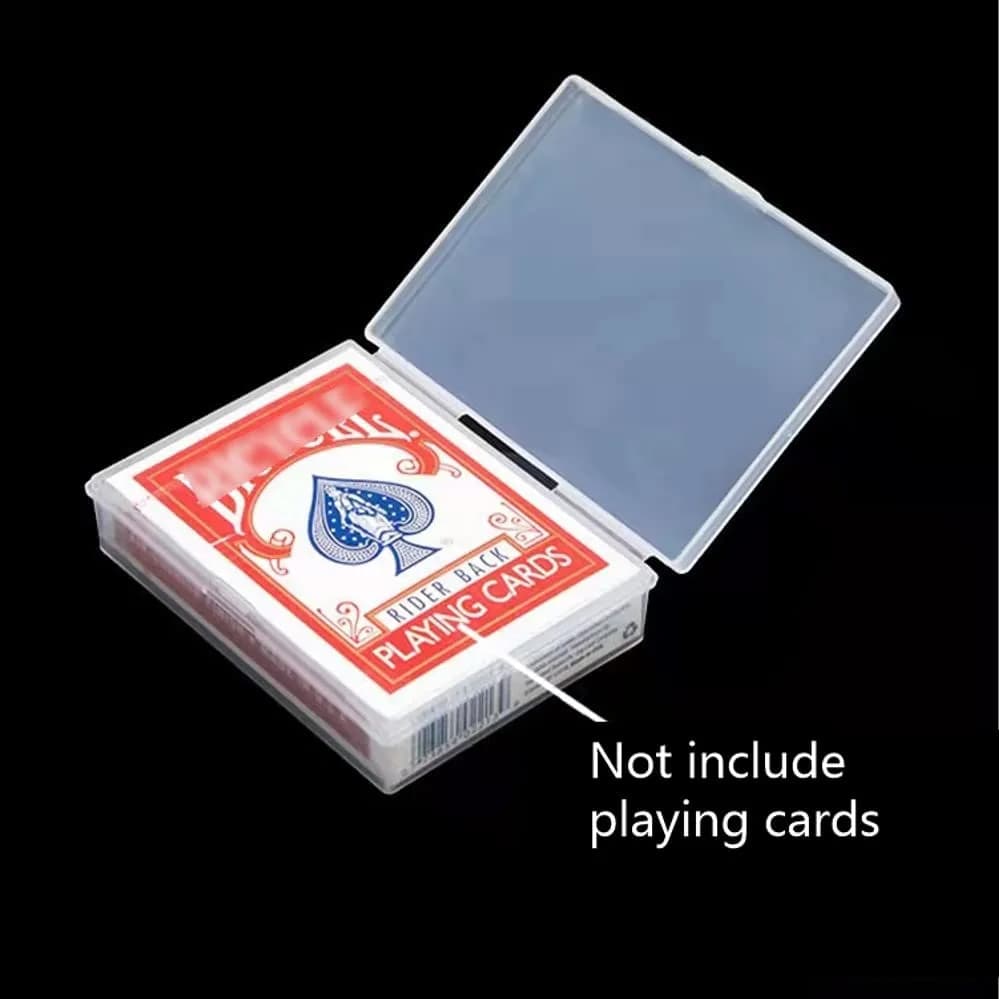 DKAOVH Clear Plastic Playing Card Case Holder (3.74 x 2.71 x 0.94 inch) | Pack of 4 for Tabletop Games thumbnail 6