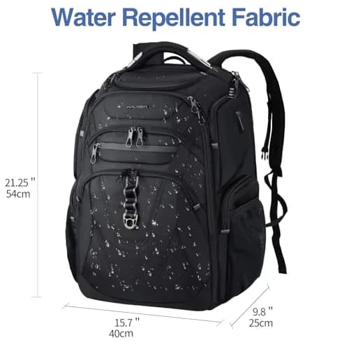 KROSER TSA Friendly Laptop Backpack 17.3 inch XL | Water-Repellent College Daypack with RFID & USB - view 2