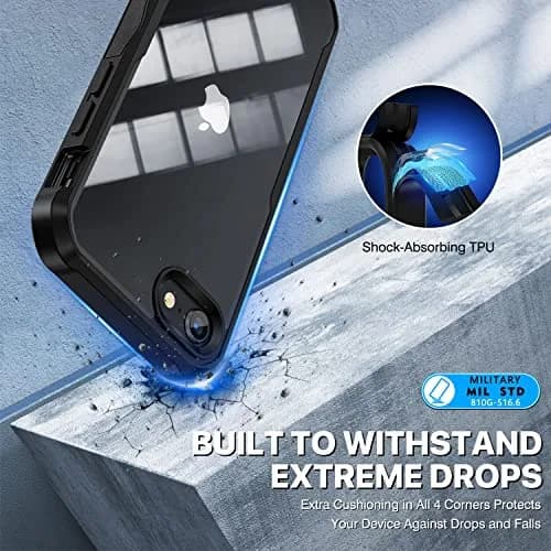 CENHUFO Privacy Case for iPhone SE 2022/2020, iPhone 8/7 | Full Body Shockproof with Built-in Privacy Screen Protector thumbnail 5