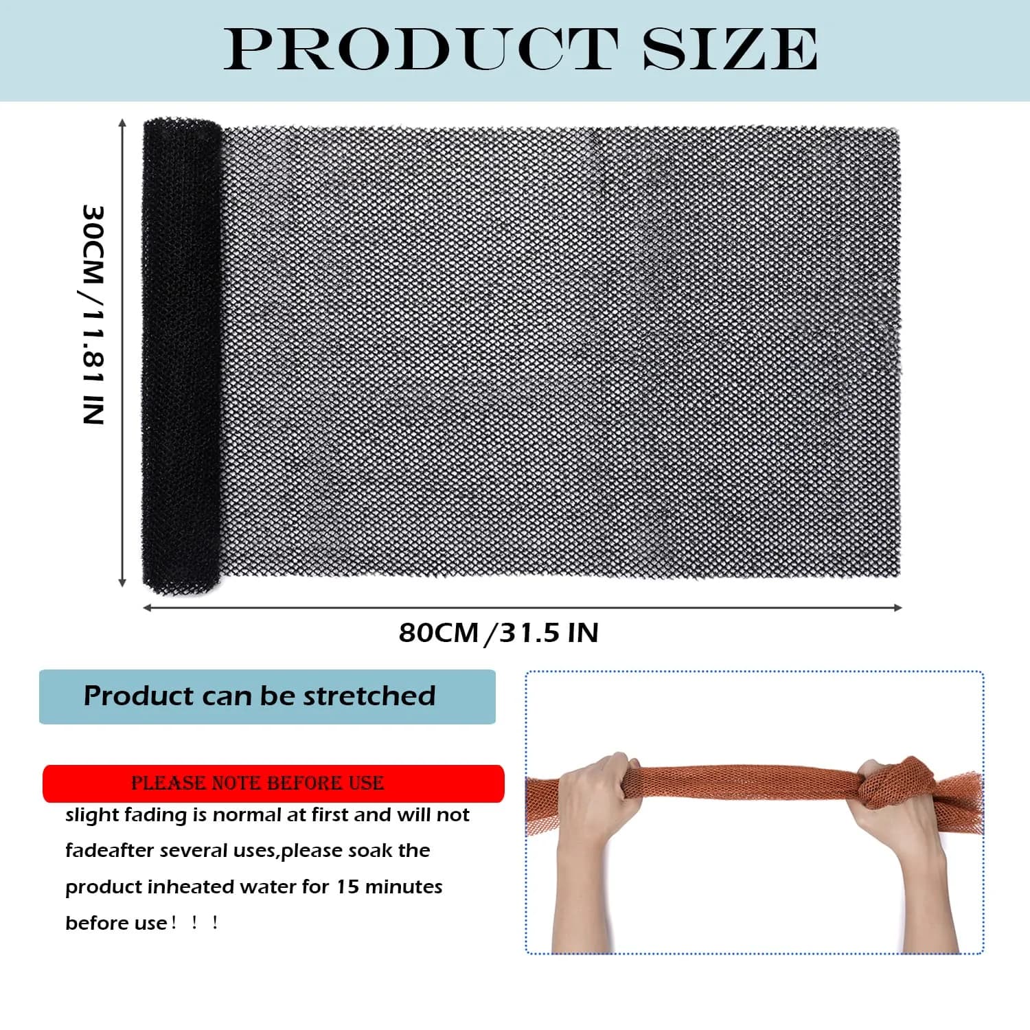 JASSINS African Net Sponge Authentic Exfoliating Body Shower Scrubber 80cm (31.5in) | Pack of 4 - view 4