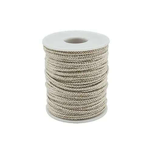 TOKAYIFE 260-foot (79.25 m) 24-Ply Braided Candle Wick Spool | Cotton & Paper Interwoven Core for DIY Candle Making thumbnail 1