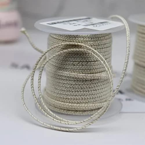 TOKAYIFE 260-foot (79.25 m) 24-Ply Braided Candle Wick Spool | Cotton & Paper Interwoven Core for DIY Candle Making thumbnail 3