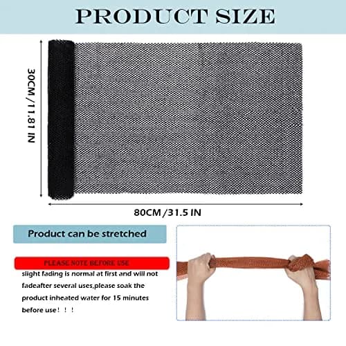 JASSINS African Net Sponge Exfoliating Body Shower Scrubber 80 cm (31.5 in) | Pack of 2 thumbnail 4