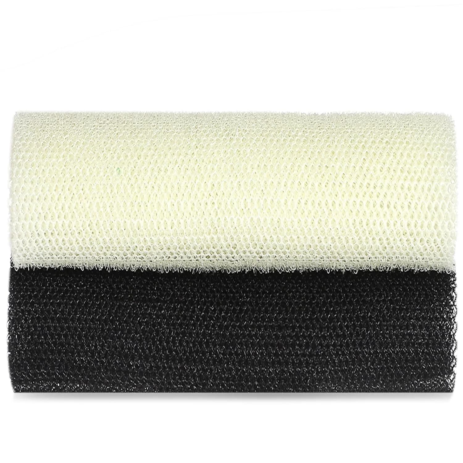 JASSINS African Net Sponge Exfoliating Body Shower Scrubber 80 cm (31.5 in) | Pack of 2 - main product image