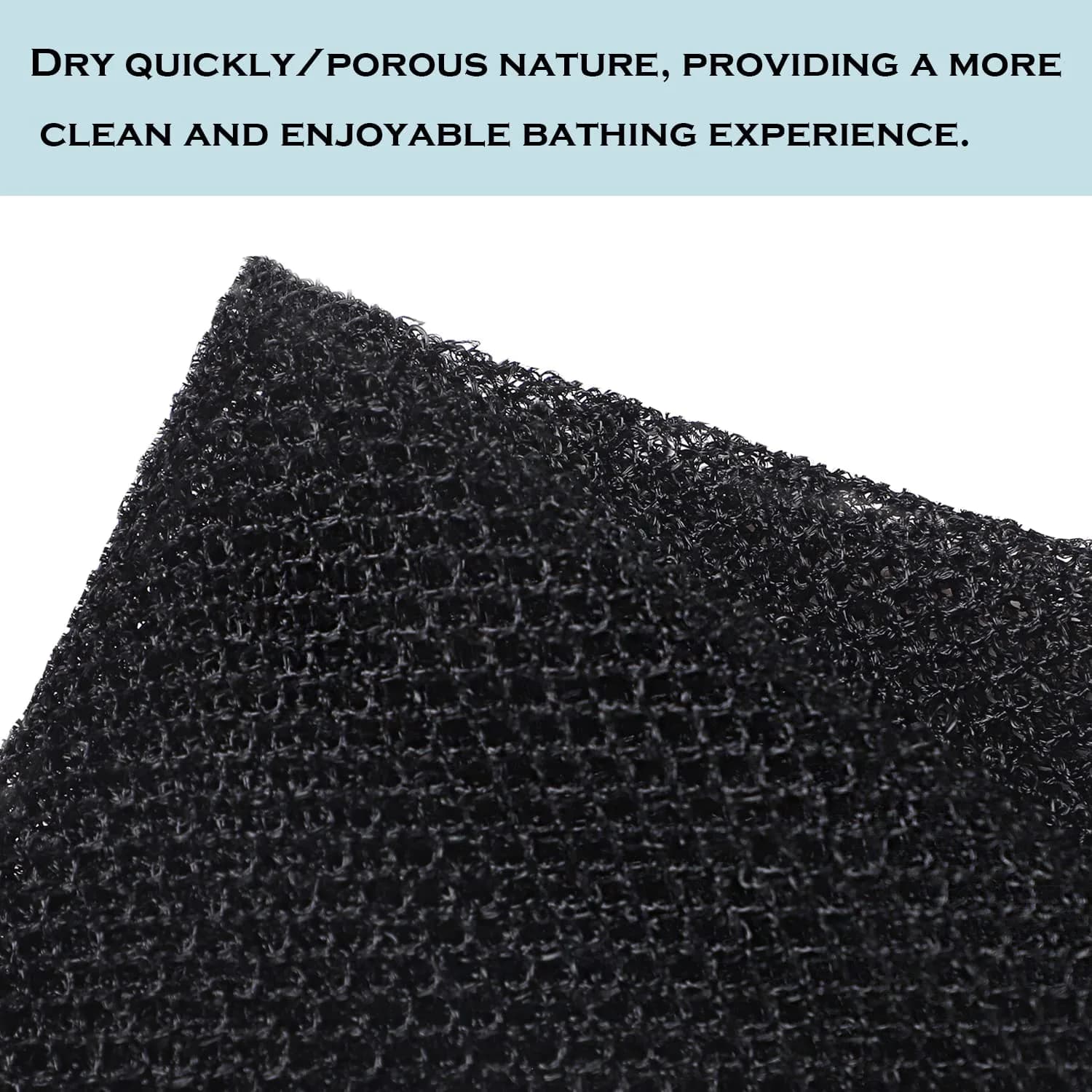 JASSINS African Net Sponge Exfoliating Body Shower Scrubber 80 cm (31.5 in) | Pack of 2 - view 3