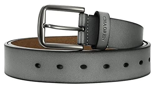 CHAOREN Mens Belts Leather 35mm for Jeans | Durable Casual Belt with Classic Buckle thumbnail 3