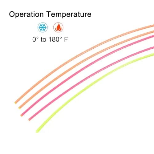MECCANIXITY Fiber Optic Rods PMMA 1mm x 20cm (0.04in x 7.87in) | Fluorescence Red, Green, Orange, Pack of 5 thumbnail 4
