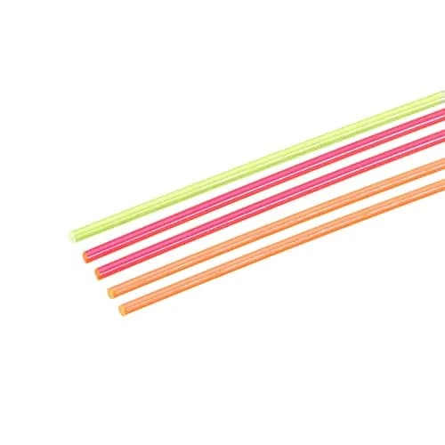 MECCANIXITY Fiber Optic Rods PMMA 1mm x 20cm (0.04in x 7.87in) | Fluorescence Red, Green, Orange, Pack of 5 thumbnail 1