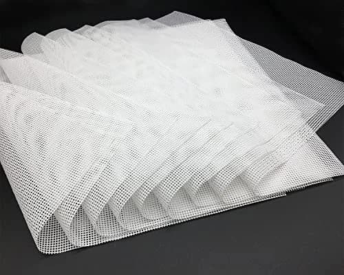 DOSTK Silicone Dehydrator Sheets 35.6cm x 35.6cm (14" x 14") | 9 Pack Non-Stick Reusable Mats for Fruit Dryer Mesh thumbnail 1