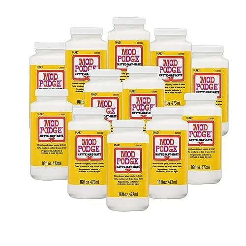 Mod Podge Matte Waterbase Sealer 48 fl oz (1.42 L) | USA Imported Acrylic Craft Glue — 16 fl oz
