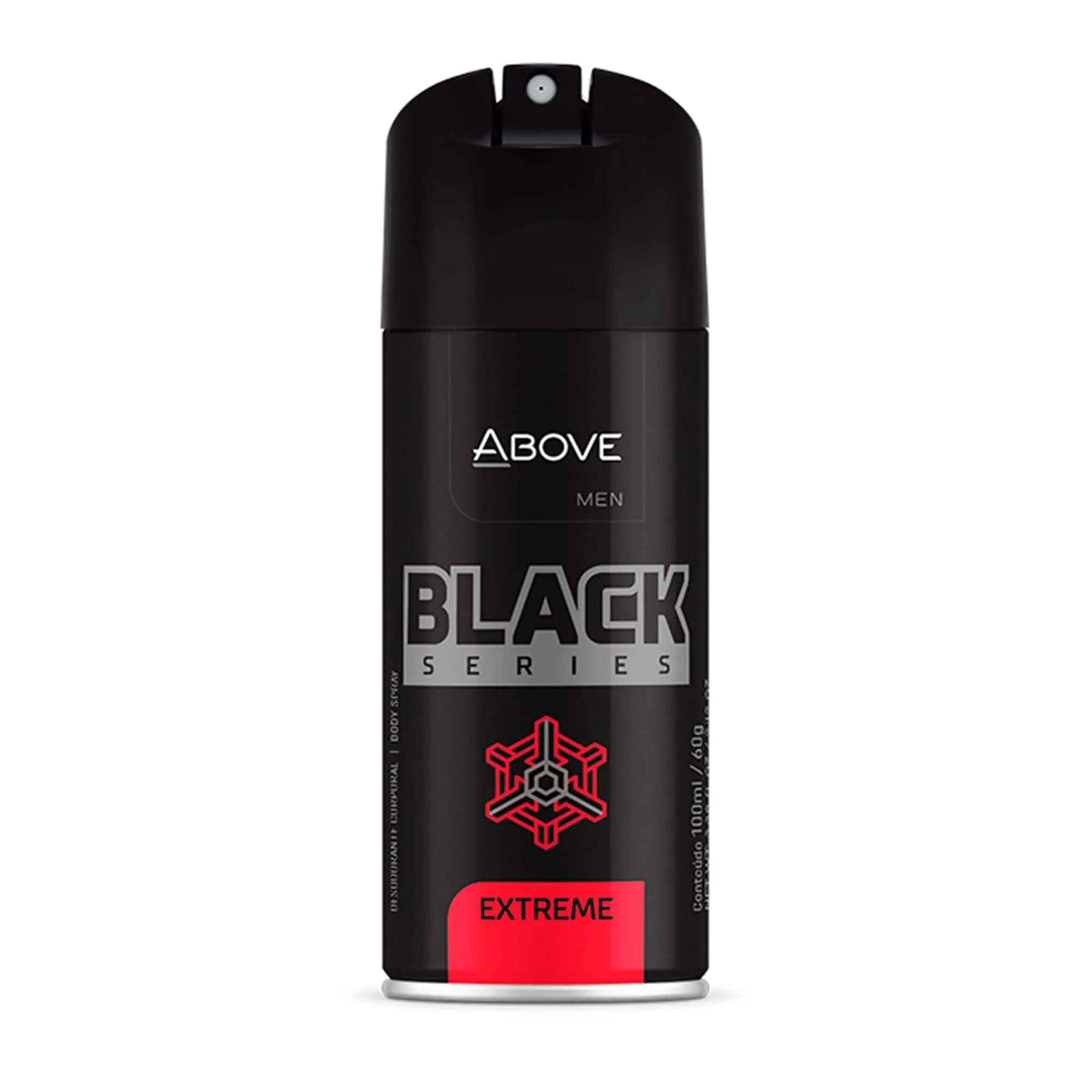 ABOVE Black Series Body Spray, Extreme 62ml | Woody Fragrance Masks Odors — Extreme