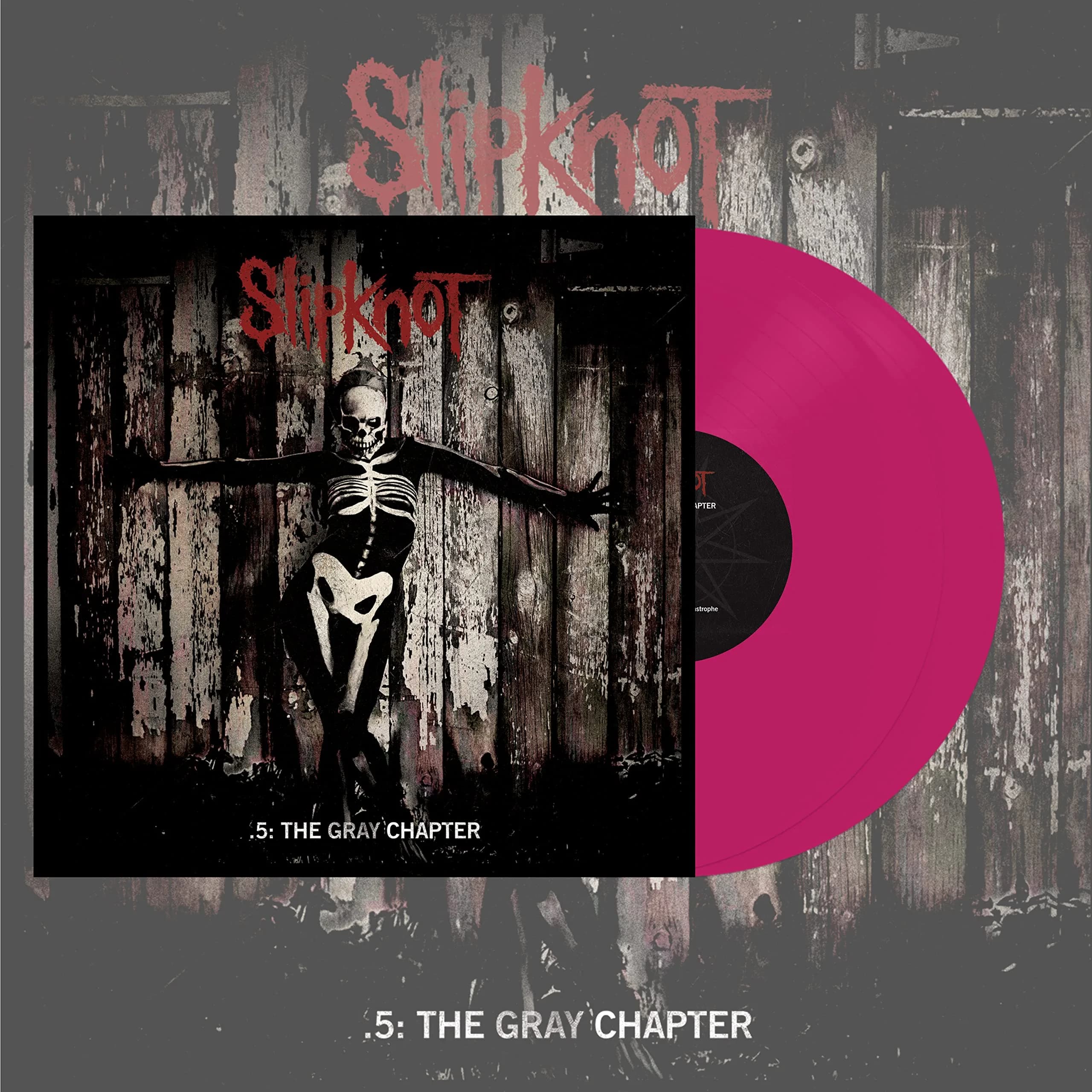 .5: The Gray Chapter | Pink Colored Vinyl LP Album by Slipknot (70-120 chars) — pink