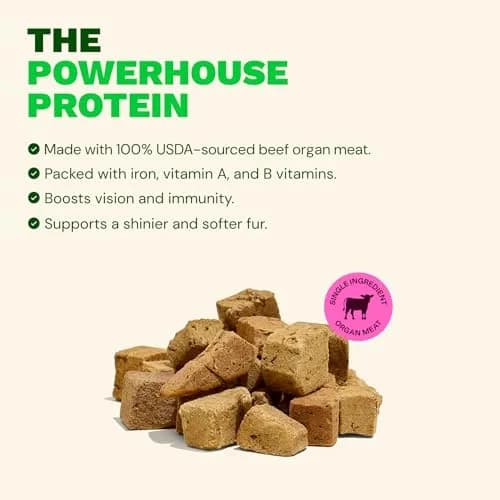 Get Joy Freeze Dried Beef Liver Dog Treats 4oz | Single Ingredient, High Protein, Grain & Gluten Free thumbnail 3