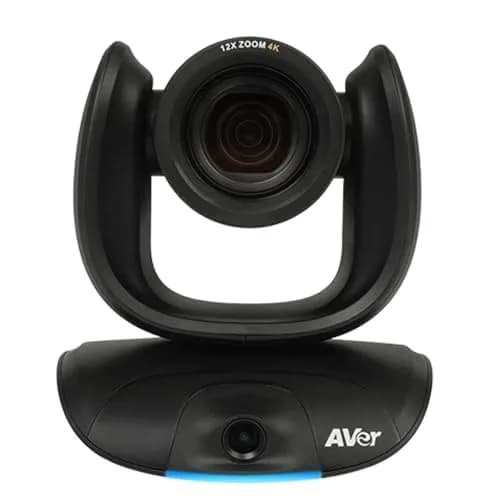 AVer CAM550 4K PTZ Conference Camera – Dual Lens AI Auto Framing with 12X Optical Zoom, Smart Gallery, USB & HDMI for Hybrid Meetings thumbnail 1