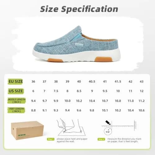 OrthoComfoot Women's Orthopedic Slip-On Loafers Size 7 | Support for Plantar Fasciitis & Foot Pain thumbnail 9