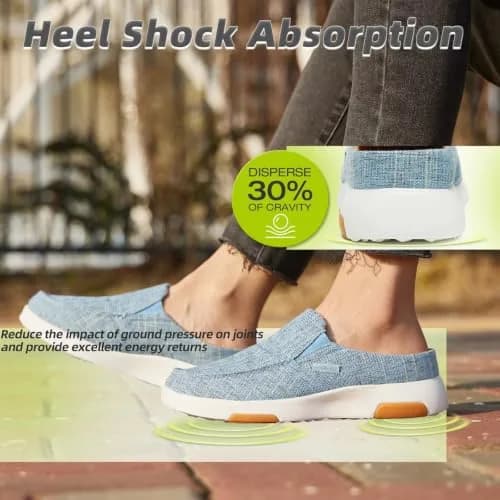 OrthoComfoot Women's Orthopedic Slip-On Loafers Size 7 | Support for Plantar Fasciitis & Foot Pain thumbnail 3