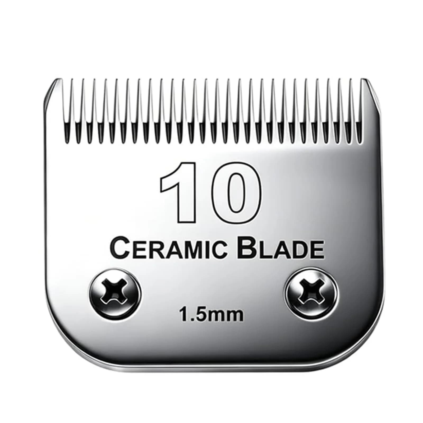 Audoc #10 Detachable Pet Clipper Blade 1.5mm (1/16") | Compatible with Andis, Oster A5, Wahl KM Series — 10:1/16''(1.5mm)