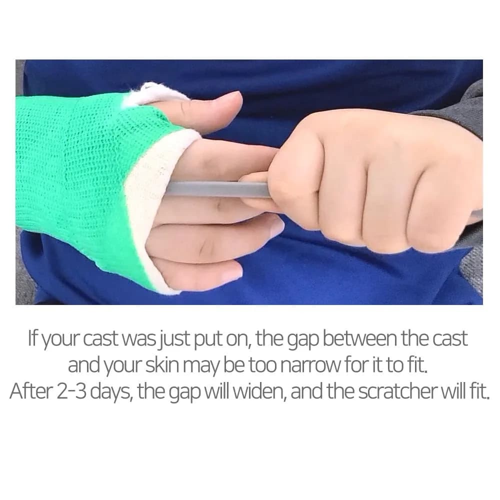 SC SCRATCH 'N' CLEAN Cast Scratcher & Cleaner 17 Inch (Pack of 2) | Relieves Itch & Cleans Casts Safely - view 6