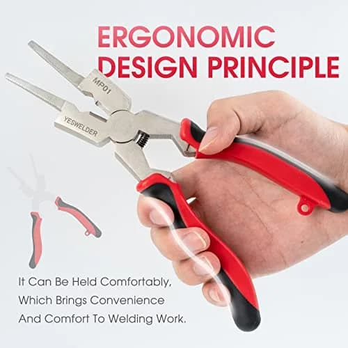 YESWELDER 8 in Deluxe MIG Pliers | High-Carbon Steel, Retention Chain, Multi-Function thumbnail 6