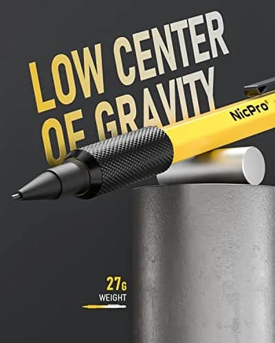 Nicpro 1.3mm Mechanical Pencil Set with 48 Lead Refills & Erasers | Durable Metal Barrel for Writing & Drawing thumbnail 3