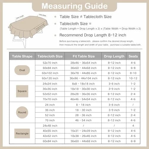 Wolkemer Jacquard Floral Embroidered Oval Tablecloth 60 x 84 inch | Elegant Rustic Style for Home & Events thumbnail 7