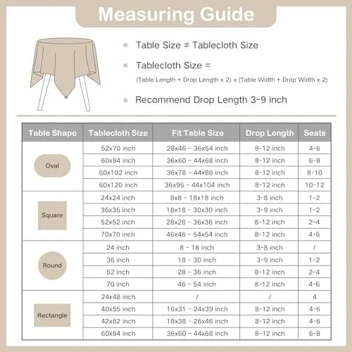 Wolkemer Jacquard Floral Embroidered Square Tablecloth 33 x 33 inch | Elegant Floral Design for Home & Events thumbnail 7