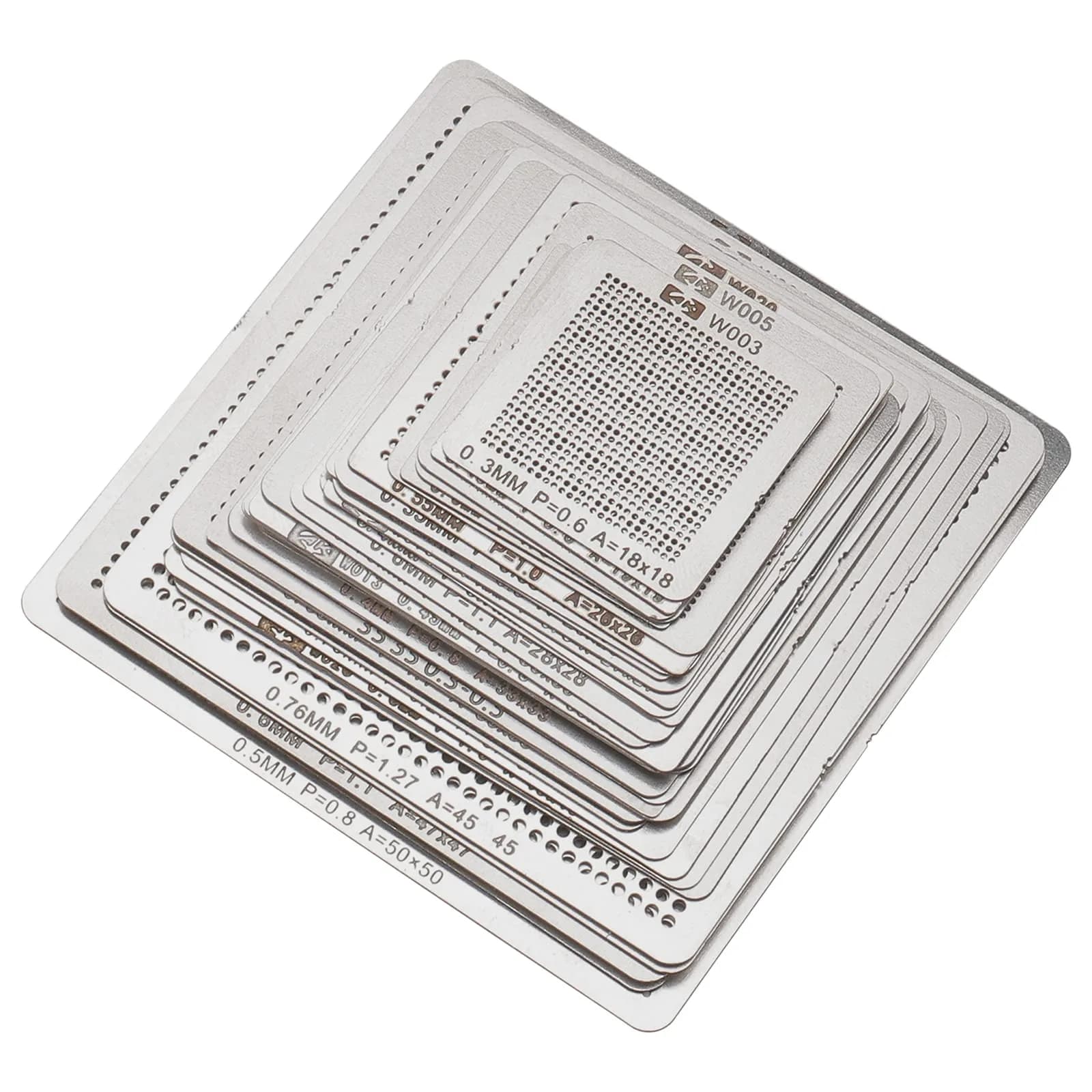 Ellbest Soldering & Reballing Station with 36 BGA Reballing Stencils | High-Quality Stainless Steel, Economical & Durable