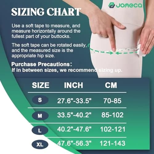 JOMECA Pelvic Support Belt for Prolapse, Small (25-28 inch Hip) | USA Import for Postpartum Recovery & SPD Pain Relief thumbnail 2