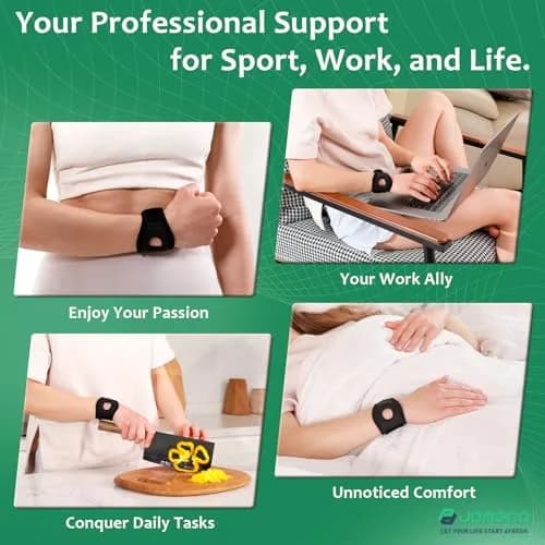 JOMECA Wrist Brace for TFCC Tears & Ulnar Pain S/M | Built-in Ring Pad for Repetitive Use Injury thumbnail 7