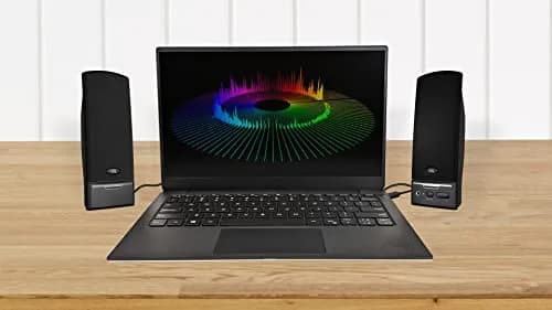 Cyber Acoustics CA-2014USB 2.0 Computer Speakers 10W Stereo Sound | USB Powered Desktop Audio thumbnail 6