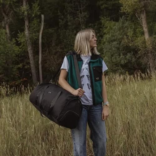 Jadyn 22" Women's Large Duffel/Weekender Bag with Shoe Pocket | Stylish Travel & Sports Bag thumbnail 6