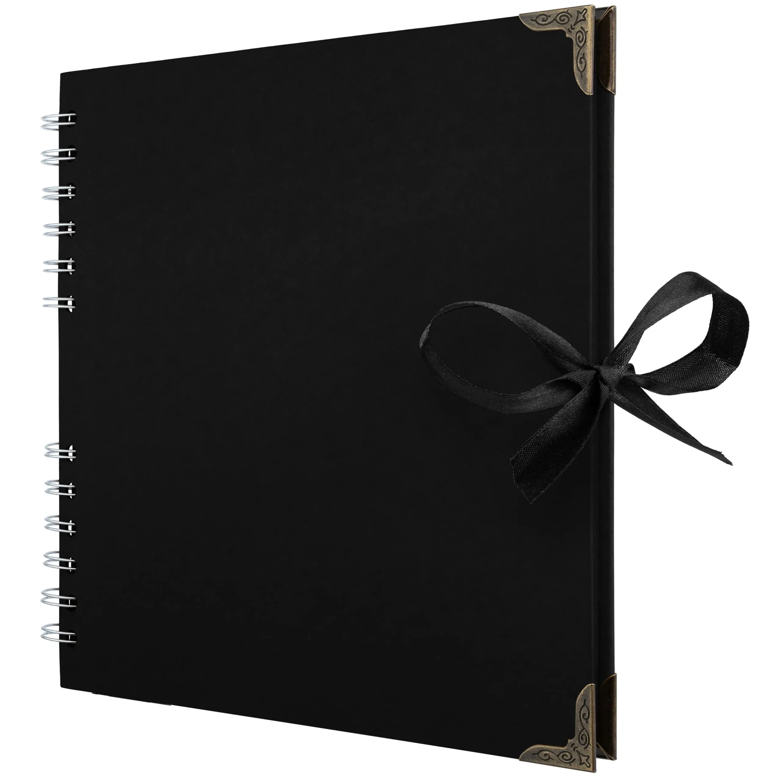 Bstorify Scrapbook Album, 8 x 8 Inch | Durable 60 Pages, Black, Creative Memory Book