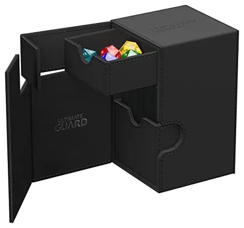 Ultimate Guard Flip'n'Tray 100+ Deck Case for 100 Double-Sleeved TCG Cards + Dice Tray | Magnetic Closure & Microfiber Lining thumbnail 6
