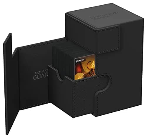Ultimate Guard Flip'n'Tray 100+ Deck Case for 100 Double-Sleeved TCG Cards + Dice Tray | Magnetic Closure & Microfiber Lining thumbnail 3