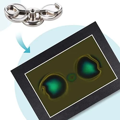 Learay Magnetic Field Viewing Film 15.24cm x 10.16cm (6 x 4 Inch) | Visualize Magnetic Flux Patterns thumbnail 5