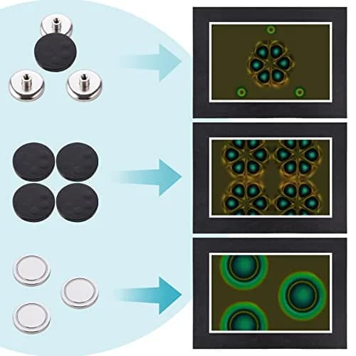 Learay Magnetic Field Viewing Film 15.24cm x 10.16cm (6 x 4 Inch) | Visualize Magnetic Flux Patterns thumbnail 7