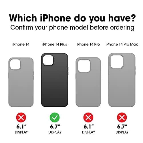 OtterBox Commuter Series Case for iPhone 14 Plus | 167.30 mm x 85.67 mm x 14.00 mm thumbnail 2