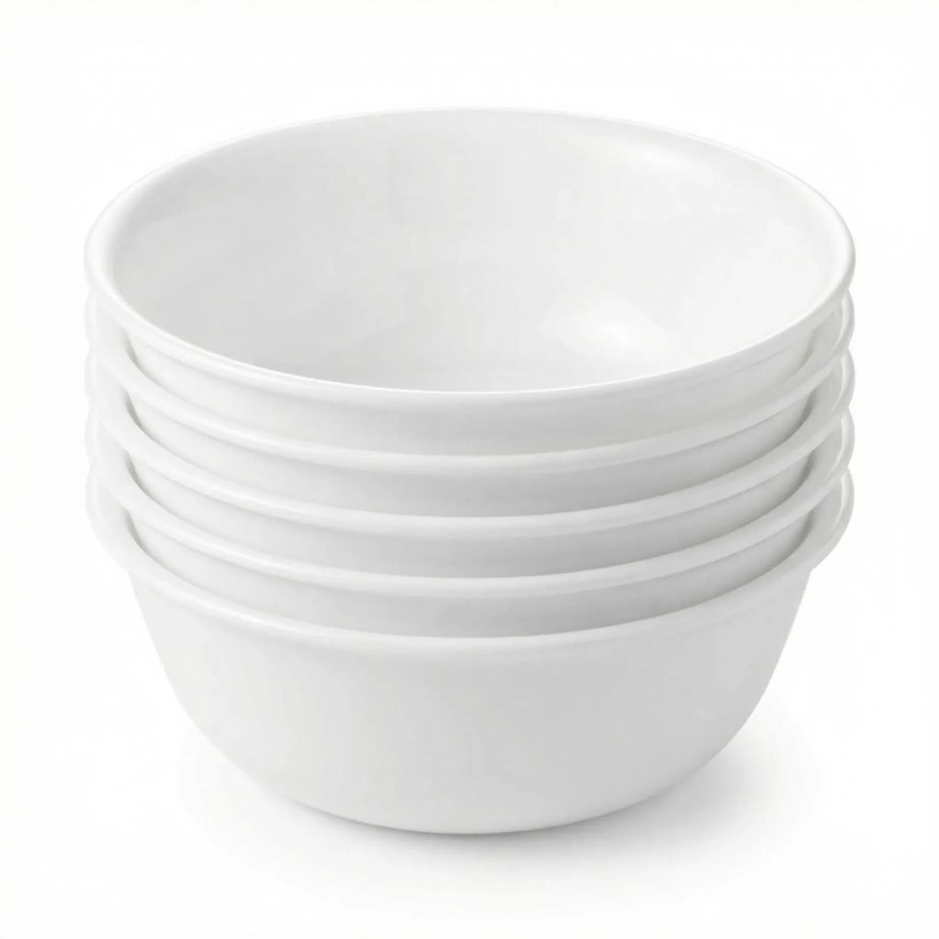 Corelle Winter Frost White 28-oz Soup/Cereal Bowls Set of 6 | Chip & Crack Resistant Glass Dinnerware - main product image