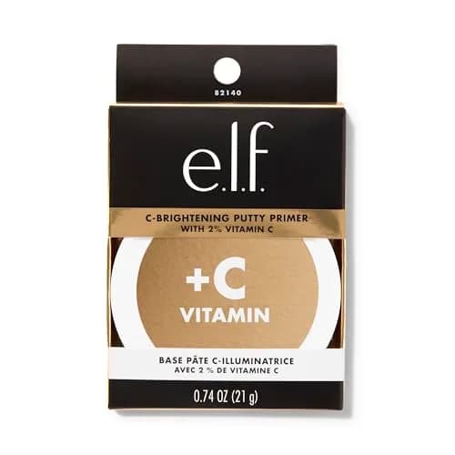 e.l.f. C-Brightening Putty Primer 0.74 Oz | Brightening & Even Skin Tone, Vegan & Cruelty-Free thumbnail 3